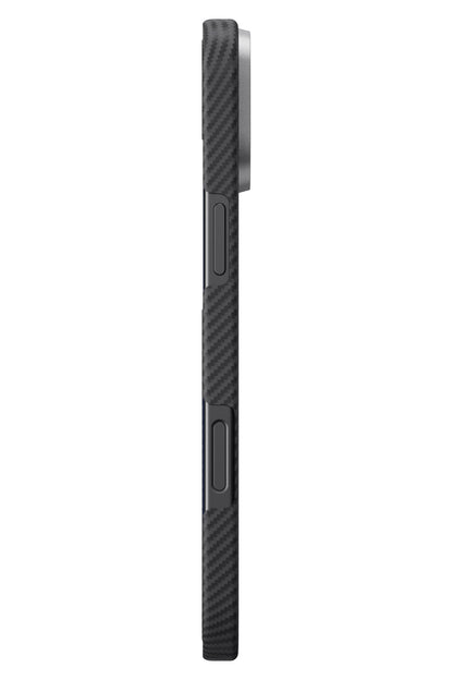 Classic Ultra Slim iPhone 16 MagSafe Uyumlu Aramid Fiber Kılıf Siyah