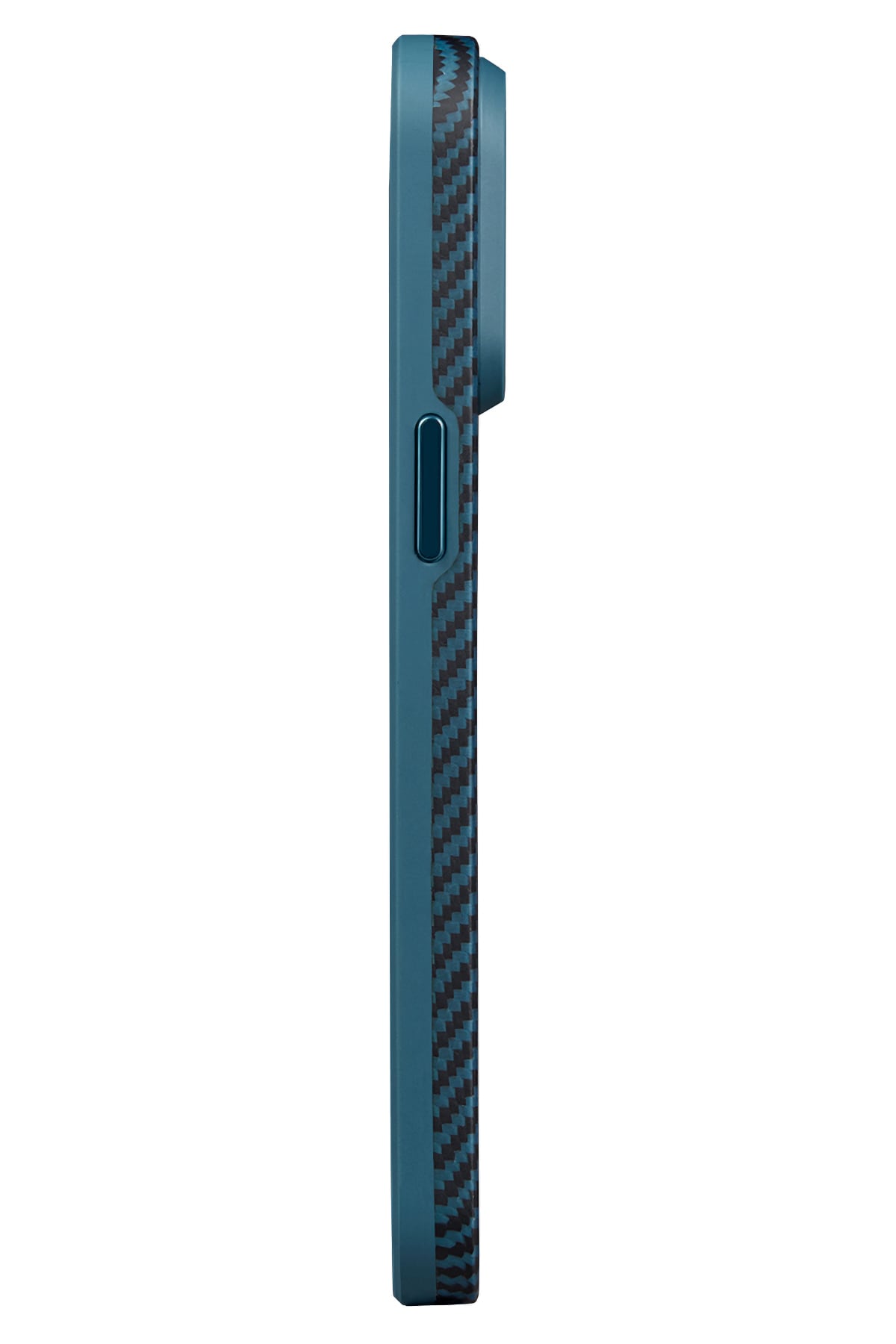 Military-Grade iPhone 15 Pro MagSafe Uyumlu 1500D Aramid Fiber Kılıf Mavi
