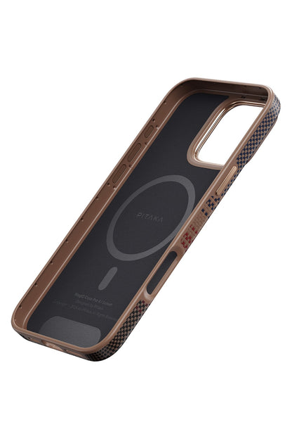 Military-Grade iPhone 16 Pro Max MagSafe Uyumlu Aramid Fiber Kılıf Sunset
