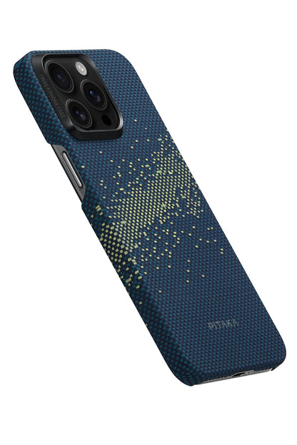 Starpeak iPhone 15 Pro MagSafe Uyumlu Aramid Fiber Kılıf Milky Way Galaxy