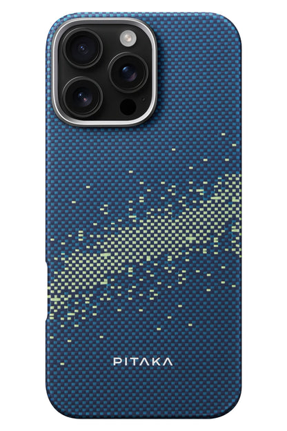 Starpeak iPhone 16 Pro Max MagSafe Uyumlu Aramid Fiber Kılıf Milky Way Galaxy
