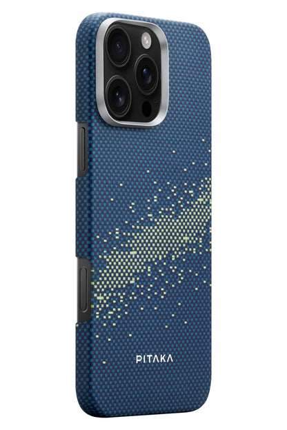 Starpeak iPhone 16 Pro Max MagSafe Uyumlu Aramid Fiber Kılıf Milky Way Galaxy