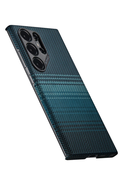 Tactile Woven Galaxy S24 Ultra MagSafe Uyumlu Aramid Fiber Kılıf Moonrise