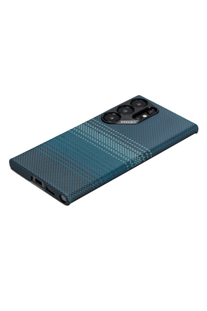 Tactile Woven Galaxy S24 Ultra MagSafe Uyumlu Aramid Fiber Kılıf Moonrise