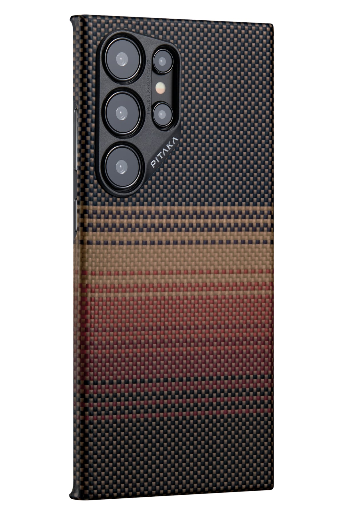 Tactile Woven Galaxy S24 Ultra MagSafe Uyumlu Aramid Fiber Kılıf Sunset