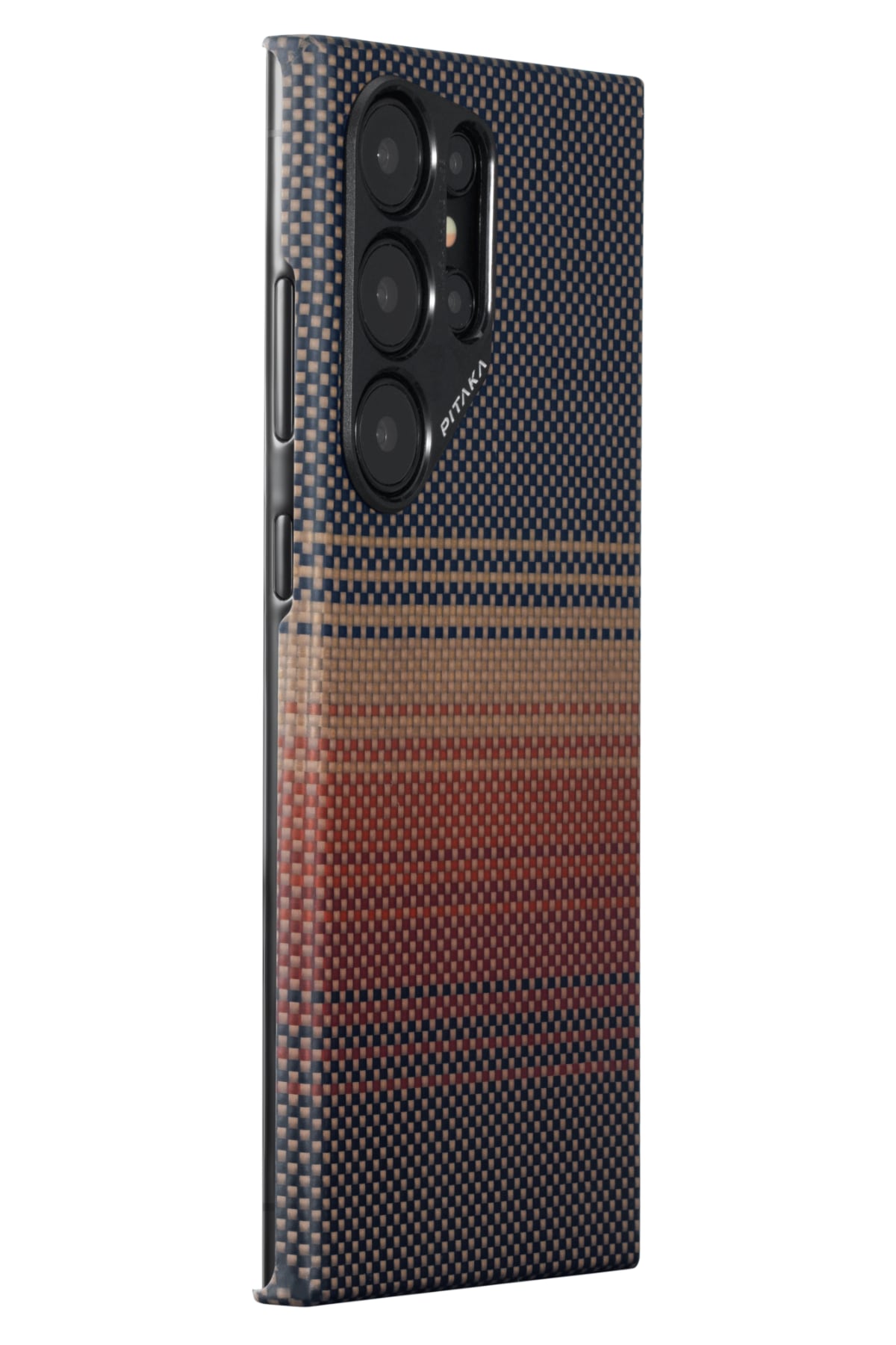 Tactile Woven Galaxy S24 Ultra MagSafe Uyumlu Aramid Fiber Kılıf Sunset