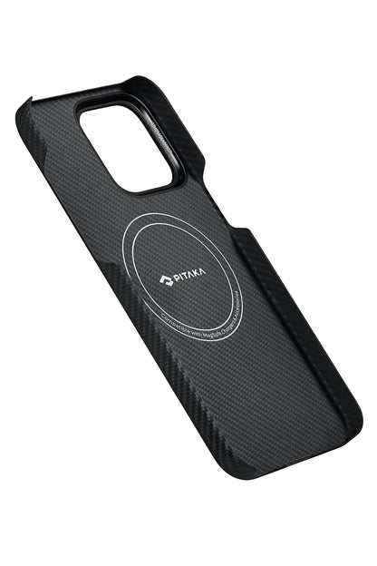 Tactile Woven iPhone 14 Pro MagSafe Uyumlu 600D Aramid Fiber Kılıf Brake The Line