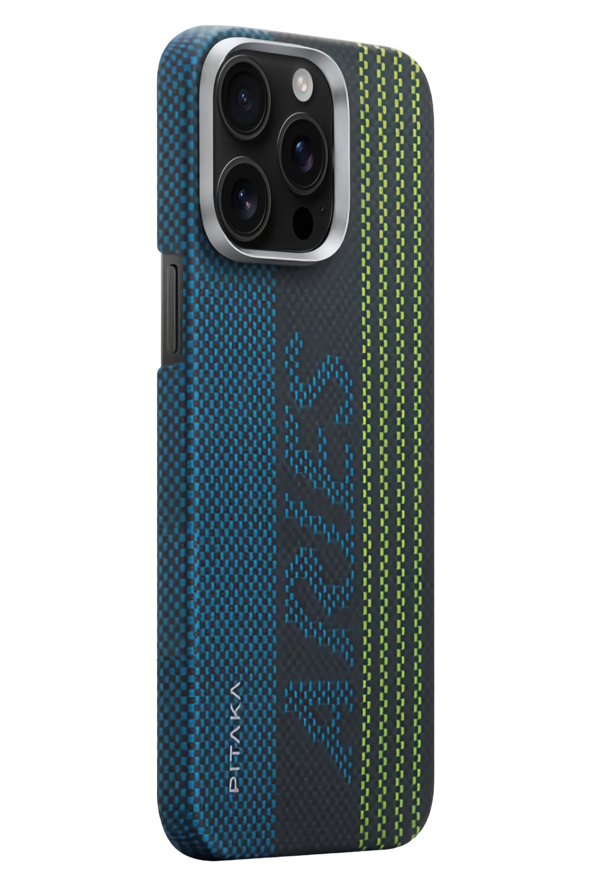 Pitaka Tactile Woven iPhone 15 Pro MagSafe Uyumlu Kılıf Credit Card