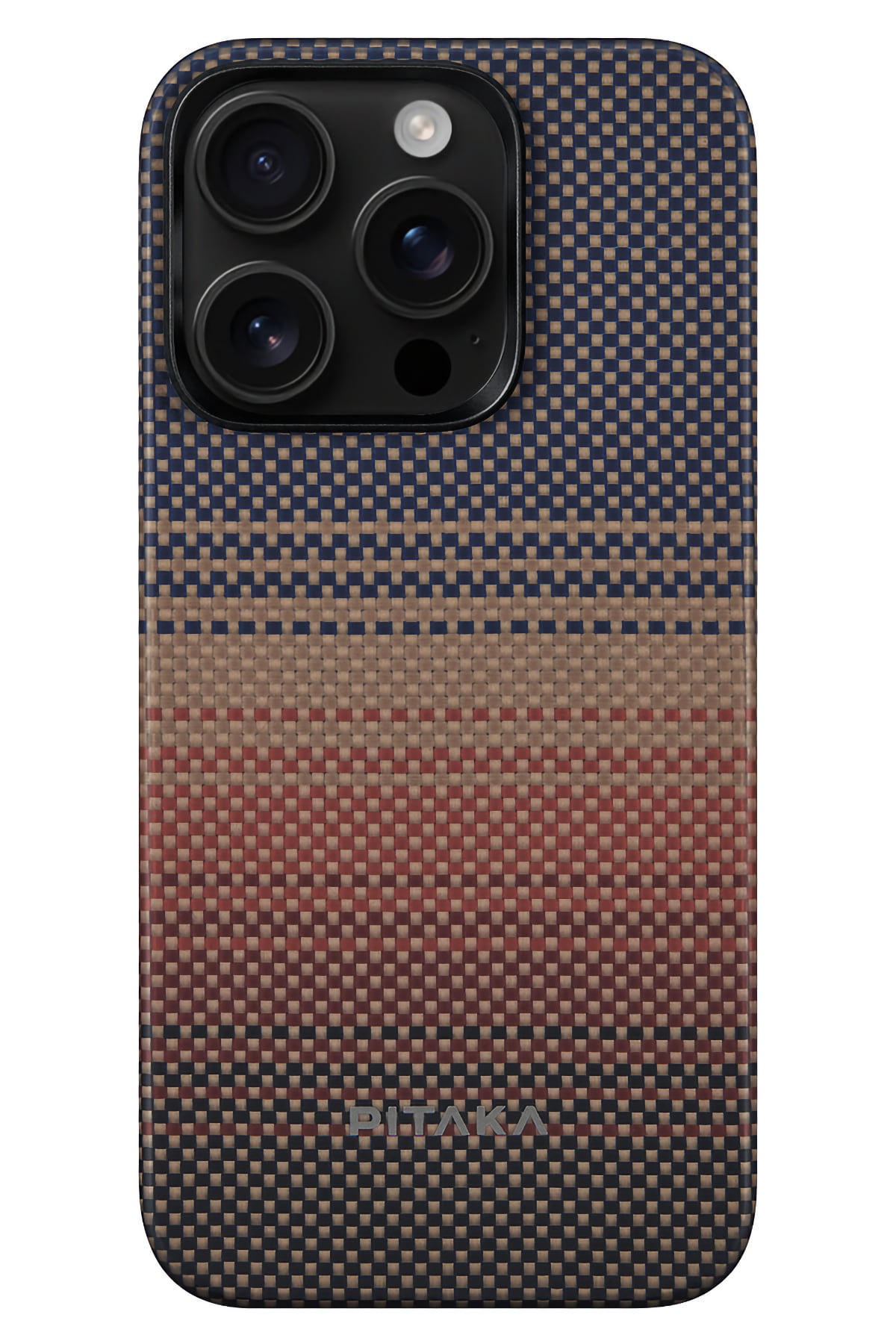 Pitaka Tactile Woven iPhone 15 Pro MagSafe Uyumlu Kılıf Sunset