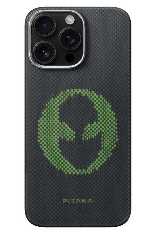 Pitaka Tactile Woven iPhone 15 Pro Max MagSafe Uyumlu Kılıf Alien