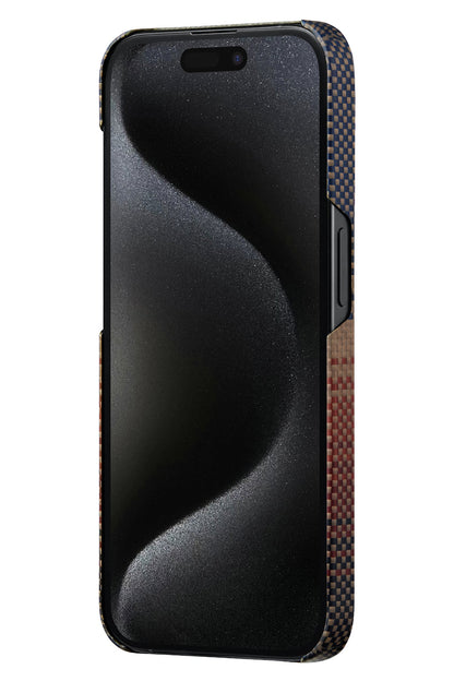 Pitaka Tactile Woven iPhone 15 Pro Max MagSafe Uyumlu Kılıf Sunset
