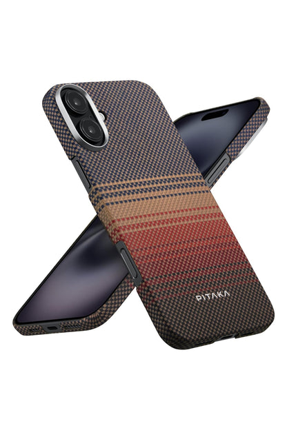 Tactile Woven iPhone 16 Plus MagSafe Uyumlu Kılıf Sunset