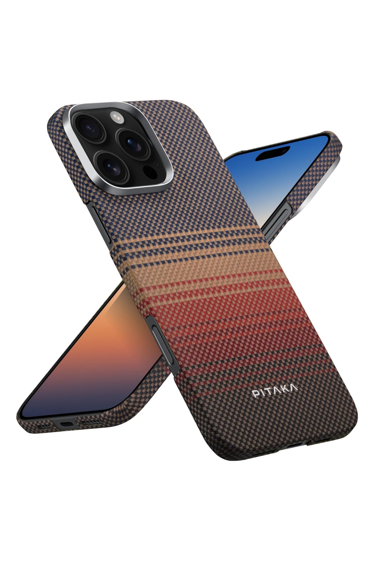 Pitaka Tactile Woven iPhone 16 Pro Max MagSafe Uyumlu Kılıf Sunset