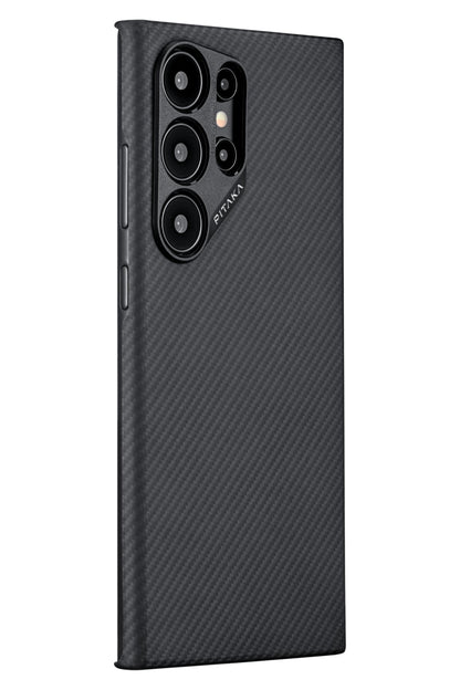 Pitaka Twill Galaxy S24 Ultra Kılıf Magsafe Uyumlu 600D Aramid Fiber