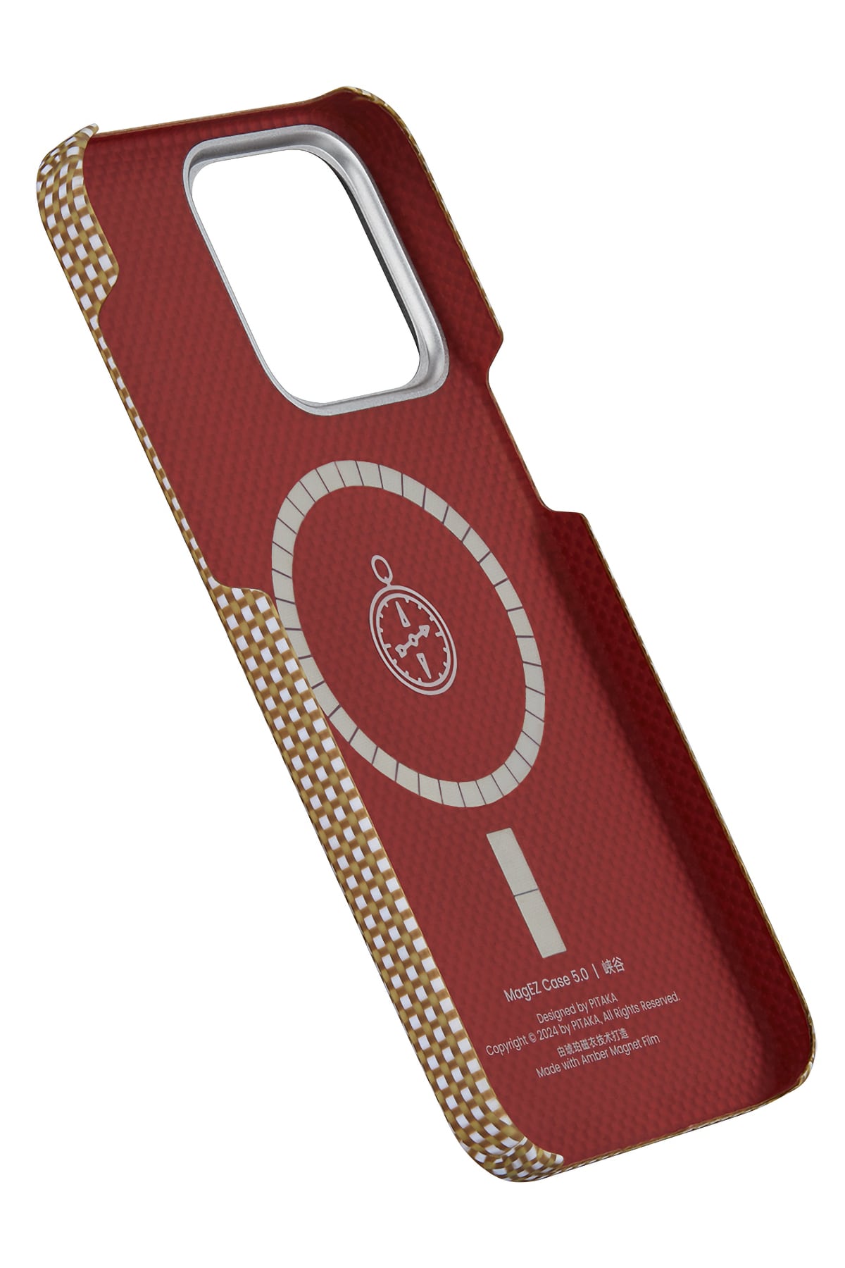 Ultra Slim AWA iPhone 15 Pro Max MagSafe Uyumlu 600D Aramid Fiber Kılıf Canyon