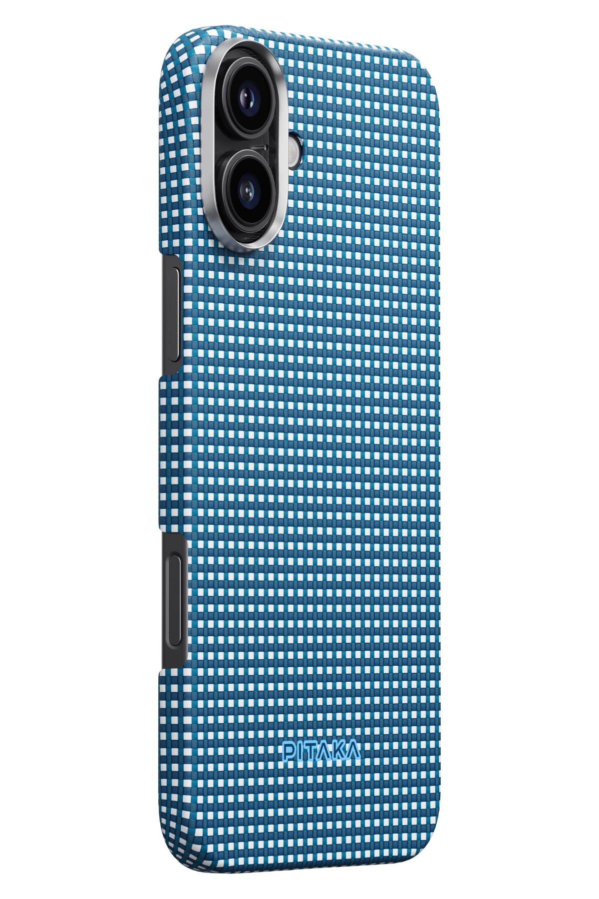 Ultra Slim iPhone 16 MagSafe Uyumlu Aramid Fiber Kılıf Ocean Blue