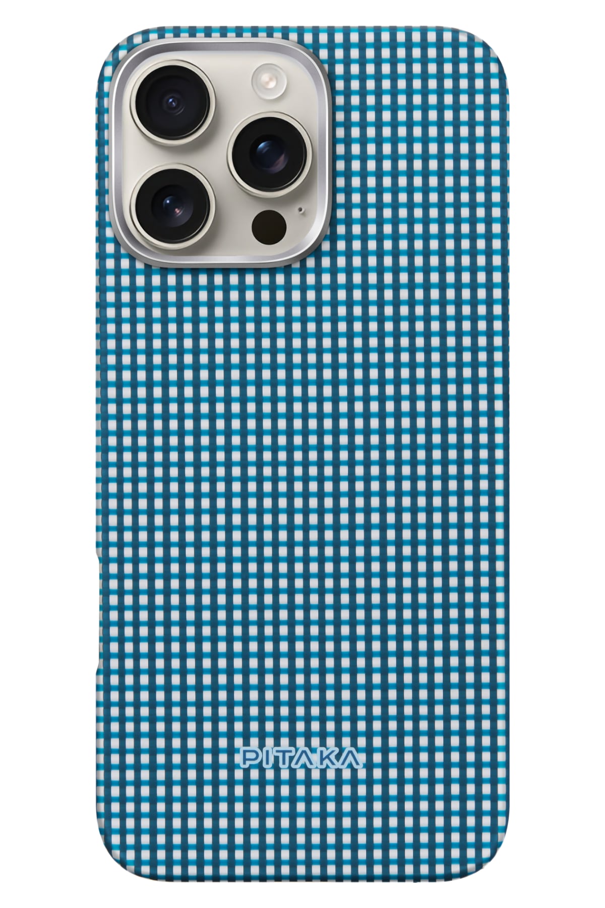 Pitaka Ultra Slim iPhone 16 Pro MagSafe Uyumlu Aramid Fiber Kılıf Ocean Blue