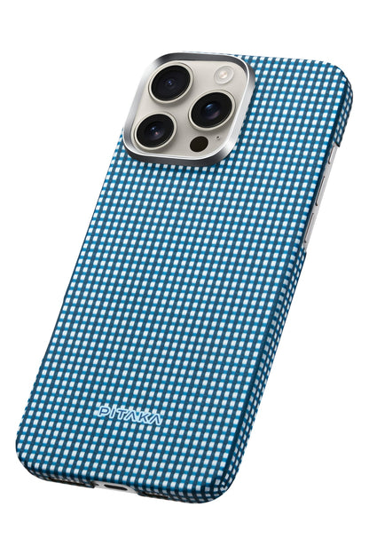 Ultra Slim iPhone 16 Pro Max MagSafe Uyumlu Aramid Fiber Kılıf Ocean Blue