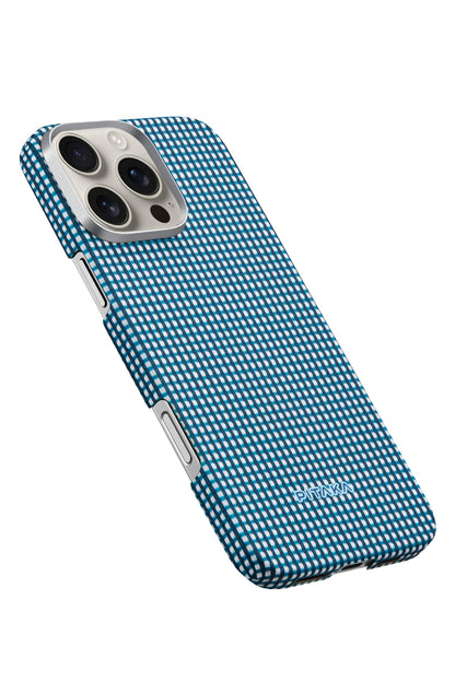 Pitaka Ultra Slim iPhone 16 Pro Max MagSafe Uyumlu Aramid Fiber Kılıf Ocean Blue