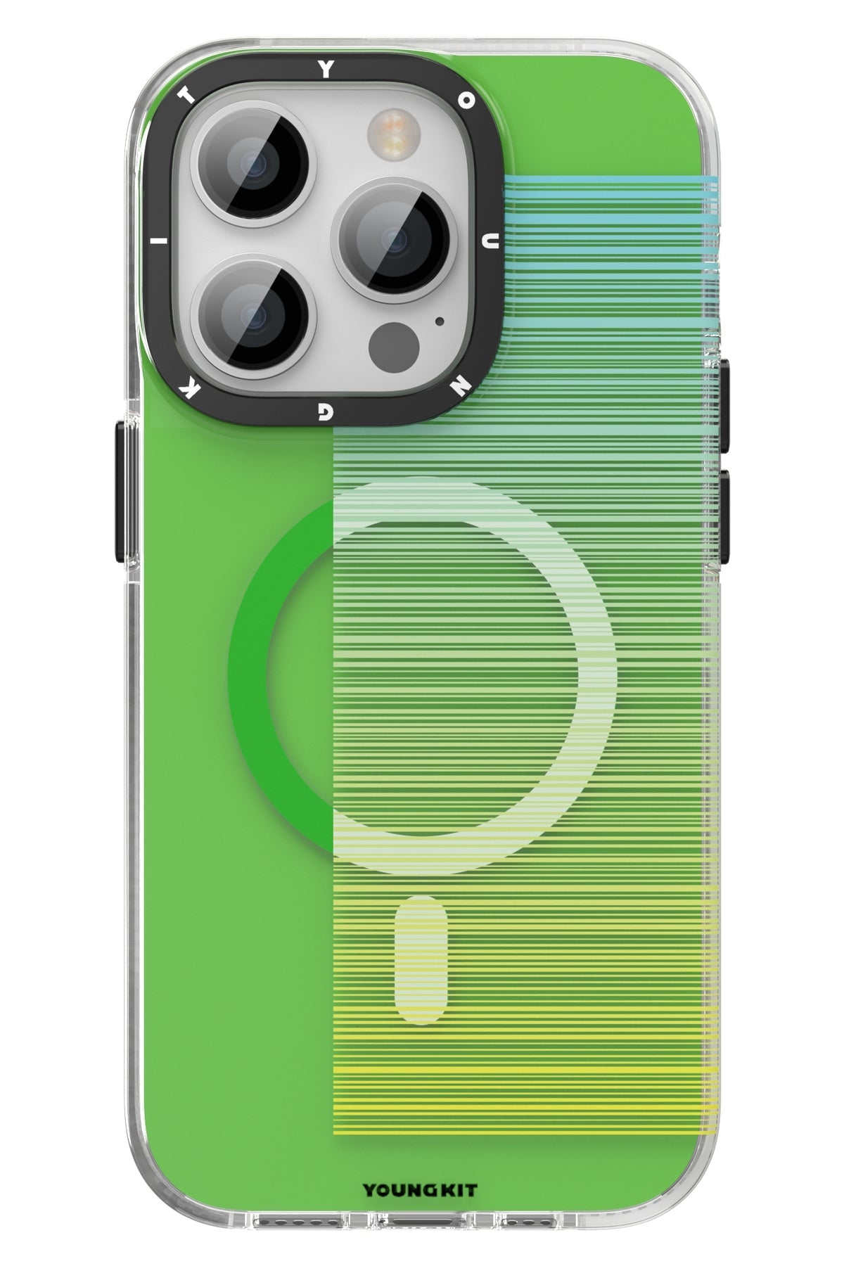 Youngkit Pure iPhone 14 Pro Max Magsafe Yeşil Kılıf