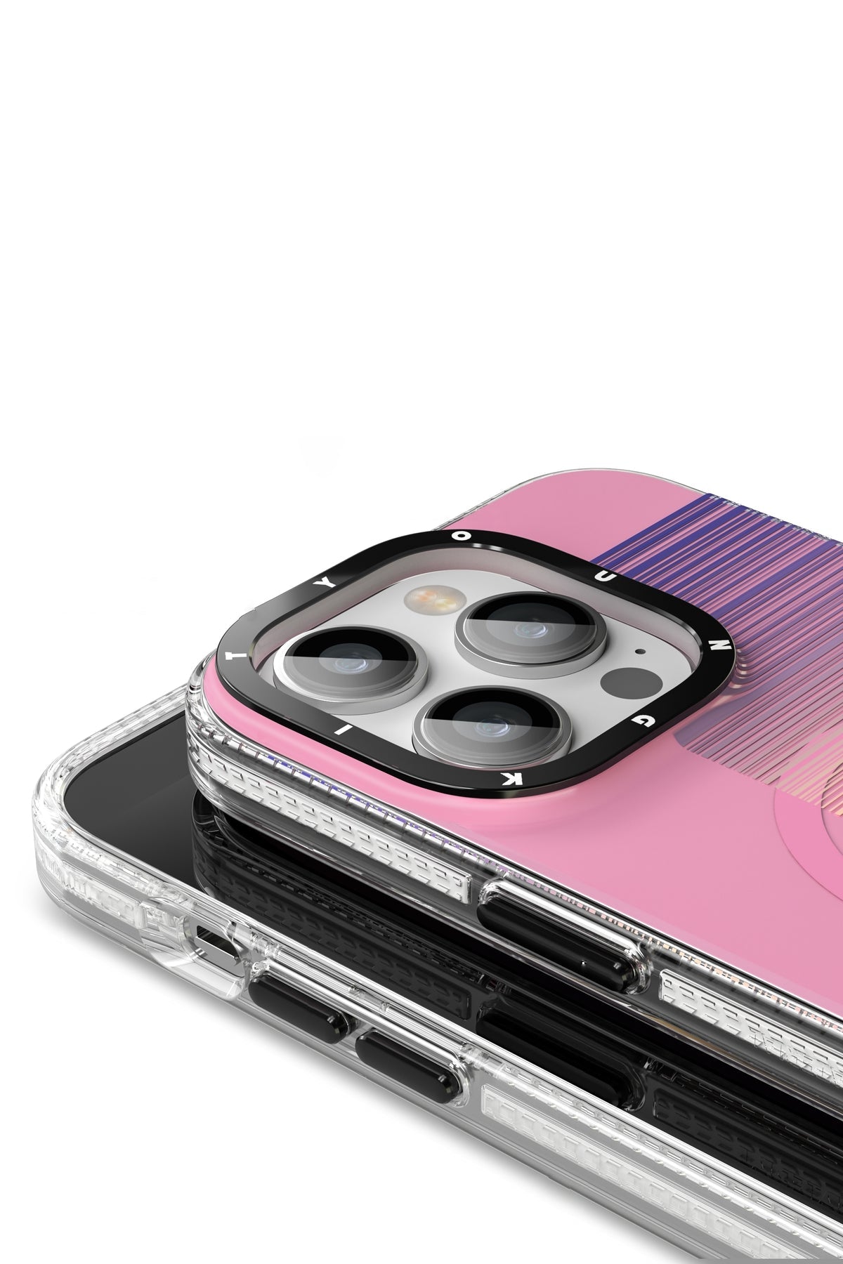 Youngkit Pure iPhone 14 Pro Magsafe Pembe Kılıf