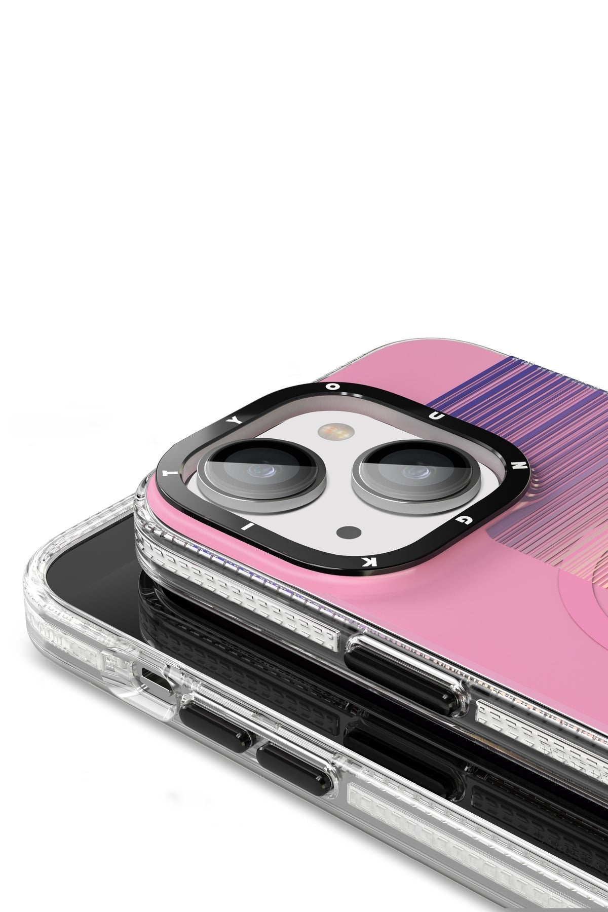 Youngkit Pure iPhone 14 Plus Magsafe Pembe Kılıf