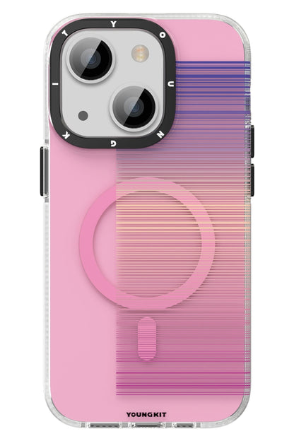 Youngkit Pure iPhone 14 Magsafe Pembe Kılıf