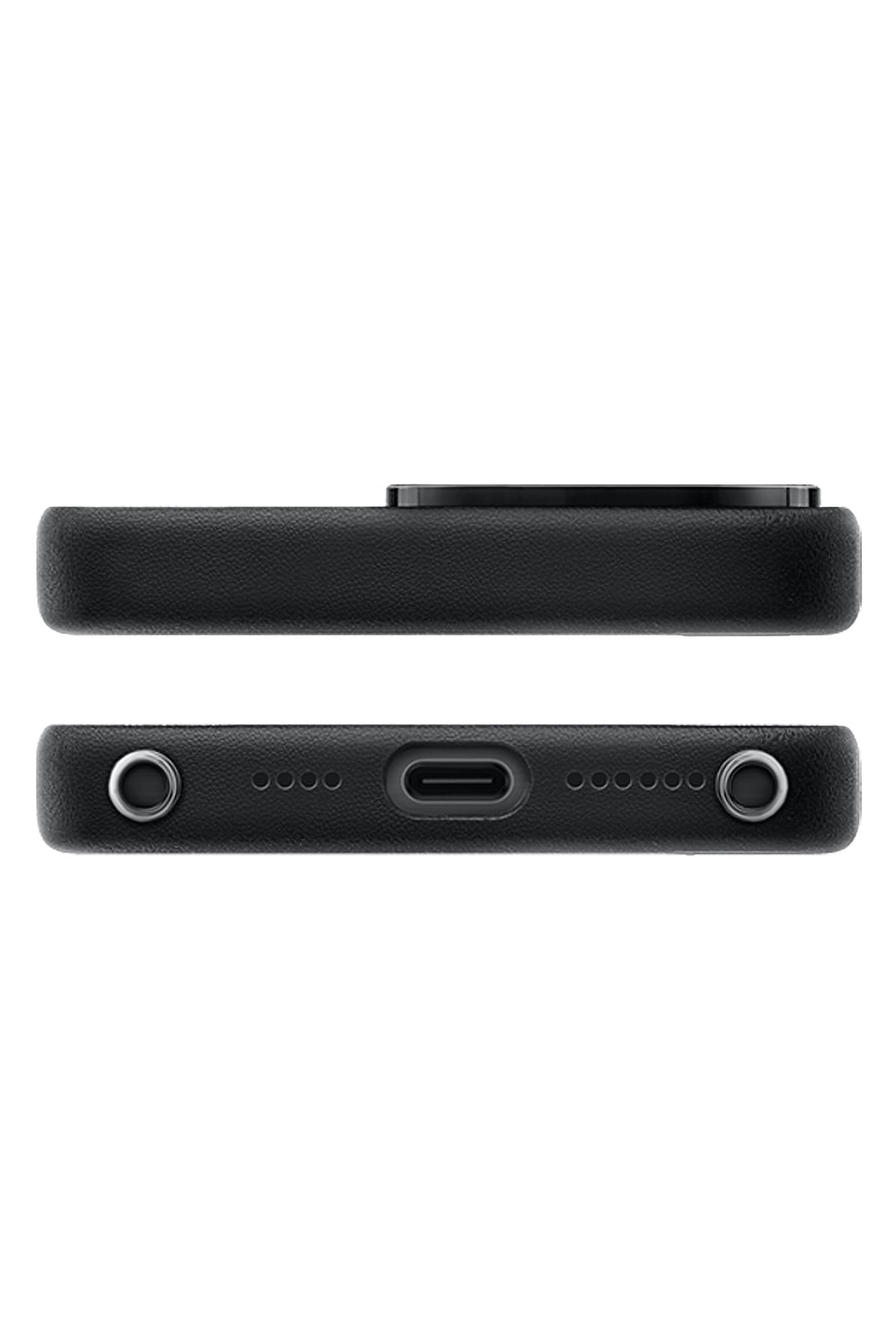 Pynana Dancing Circle iPhone 16 Pro Max Standlı Kılıf Magsafe Uyumlu Siyah