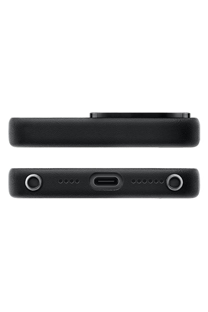 Pynana Dancing Circle iPhone 16 Pro Standlı Kılıf Magsafe Uyumlu Siyah