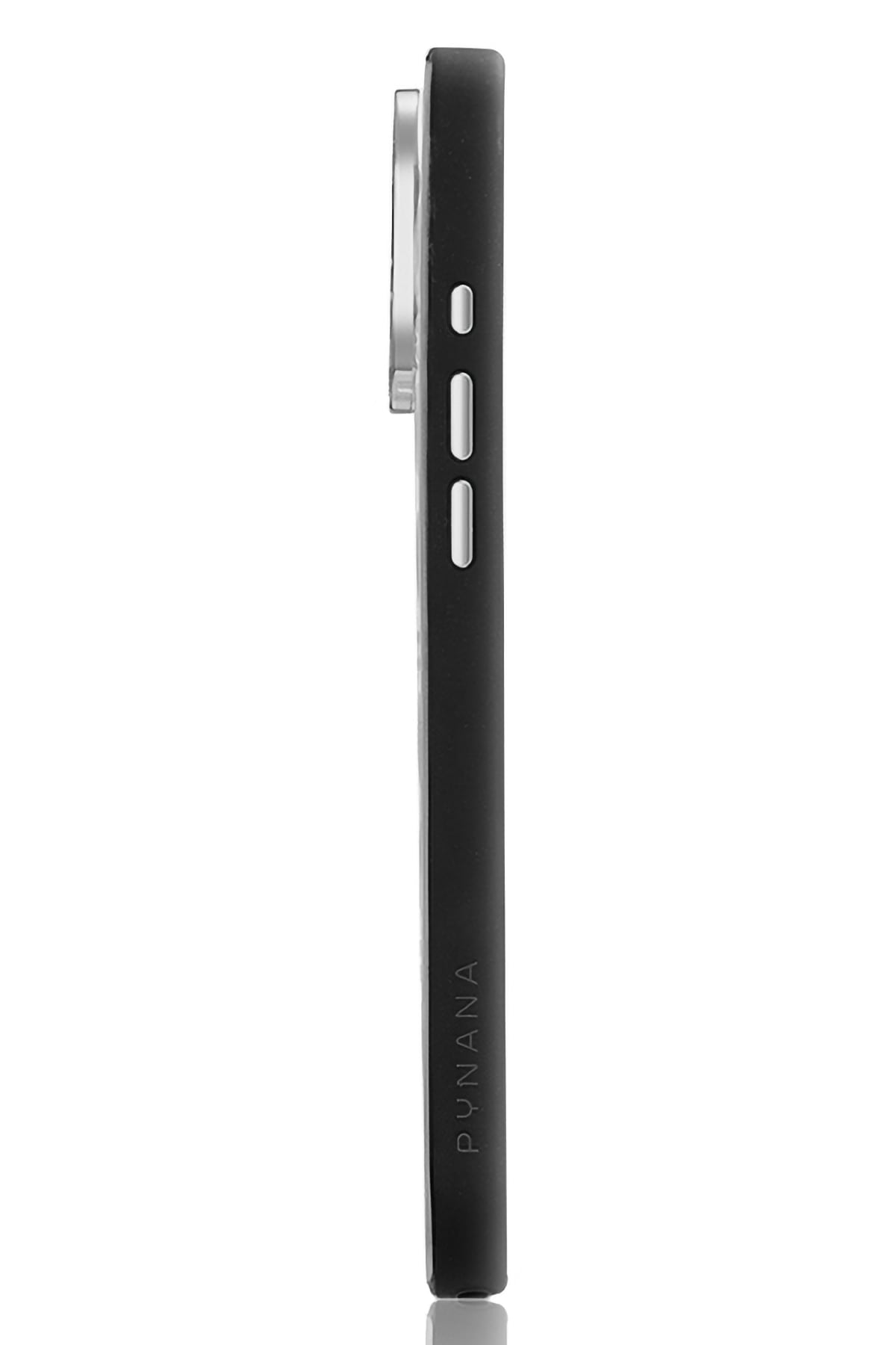 Pynana Metal Diamond iPhone 16 Pro Max Kılıf Beyaz