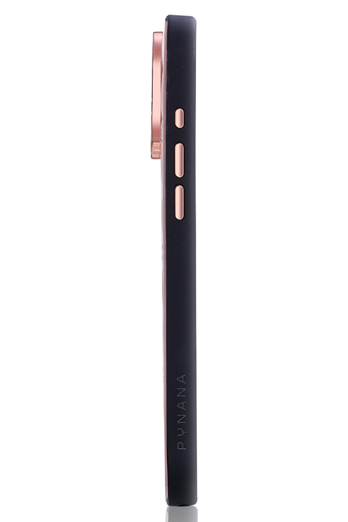 Pynana Metal Grid iPhone 16 Pro Kılıf Askı Aparatlı Pembe