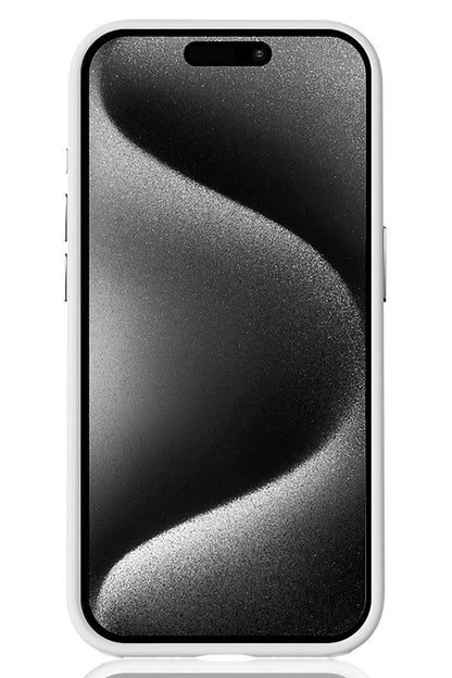 Pynana Print Serisi iPhone 15 Pro Magsafe Uyumlu Kılıf Beyaz