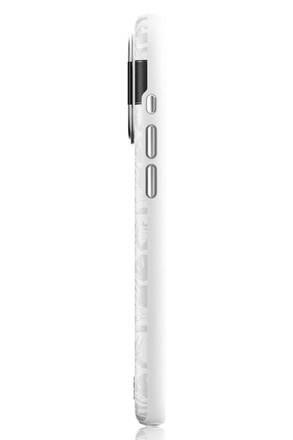 Pynana Print Serisi iPhone 15 Pro Magsafe Uyumlu Kılıf Beyaz