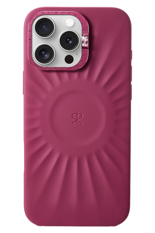 Pynana Starlight iPhone 16 Pro Kılıf Magsafe Uyumlu Bordo (Kopya)