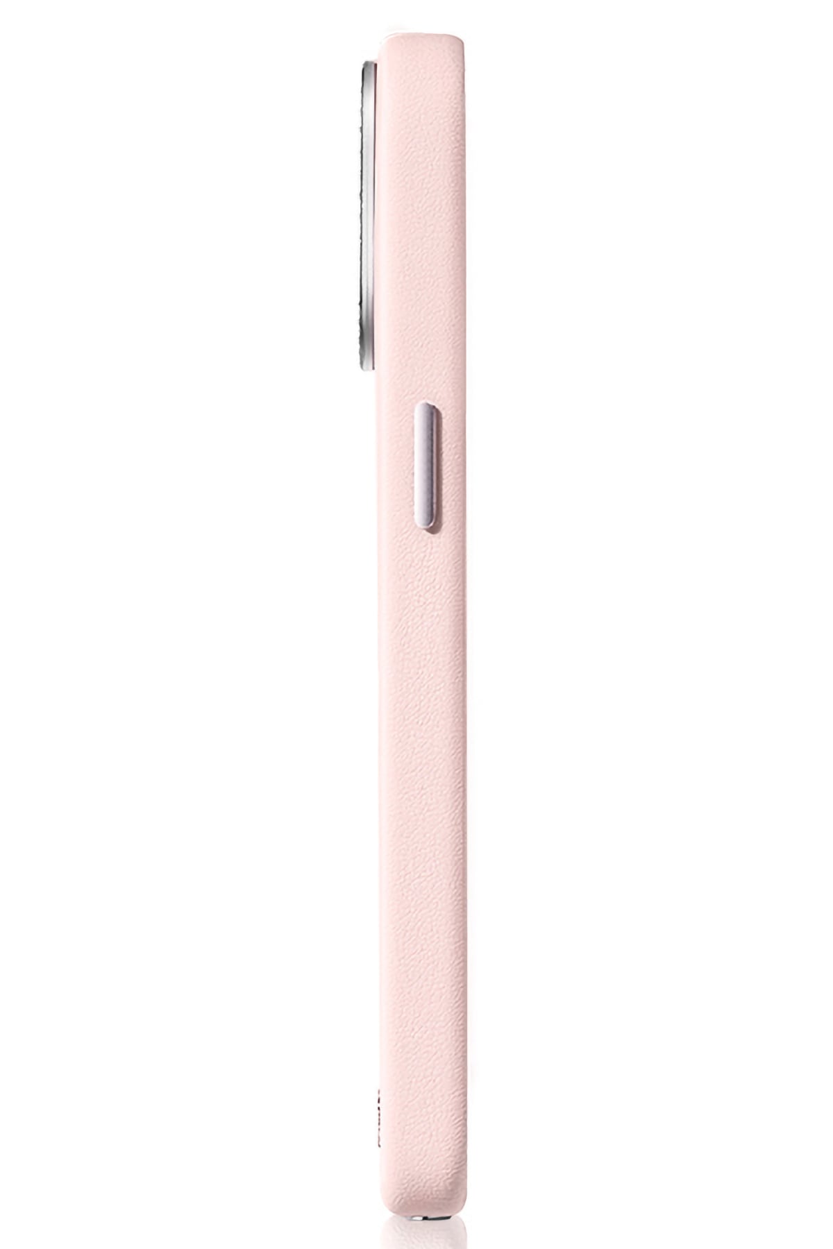 Pynana Starry iPhone 14 Pro Deri Kılıf Pembe