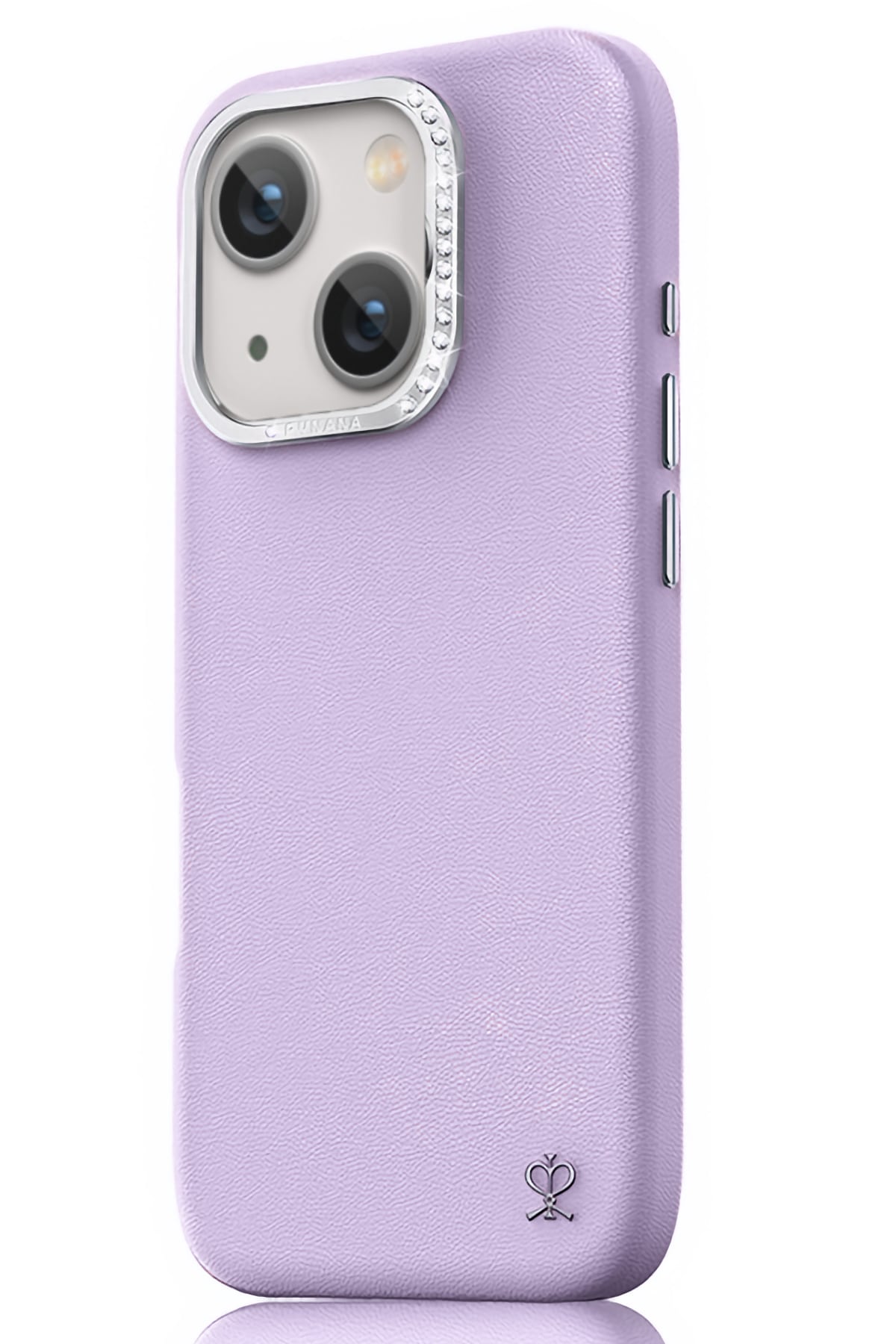 Pynana Starry iPhone 15 Deri Kılıf Lila