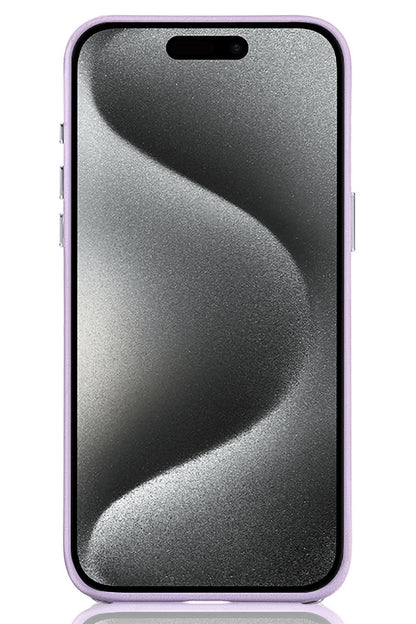 Pynana Starry iPhone 15 Deri Kılıf Lila