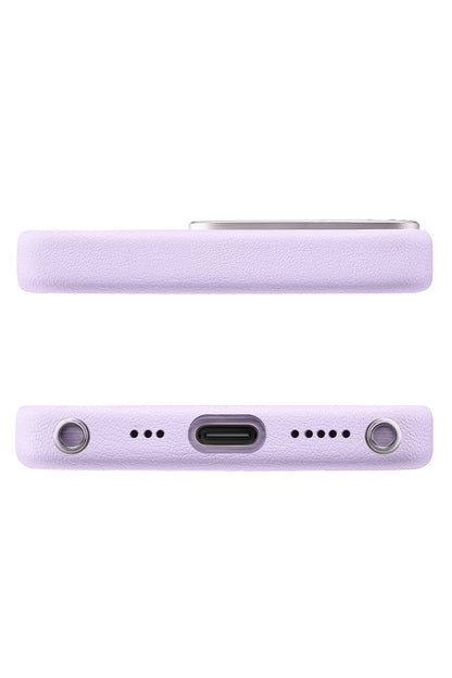 Pynana Starry iPhone 15 Deri Kılıf Lila