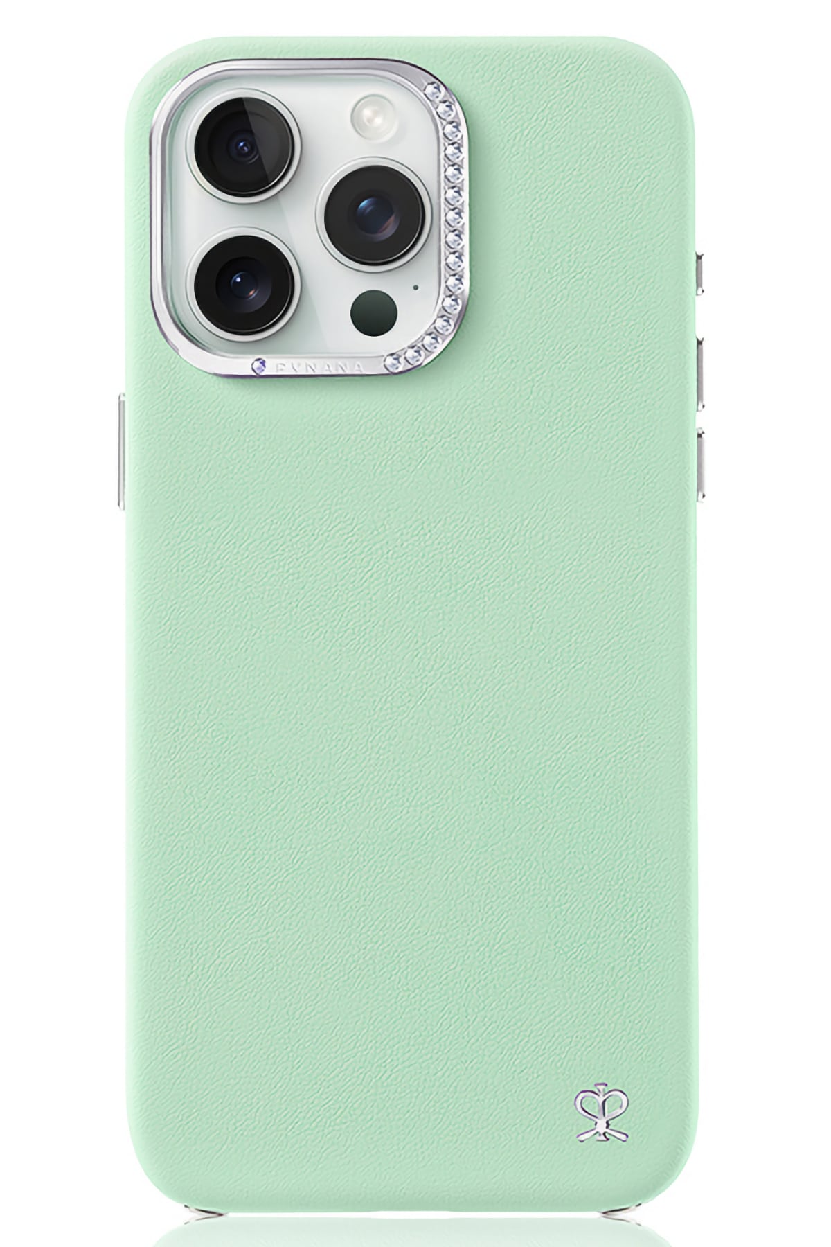 Pynana Starry iPhone 15 Pro Max Deri Kılıf Yeşil