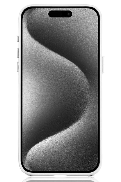 Pynana Starry iPhone 16 Pro Max Deri Kılıf Magsafe Uyumlu Beyaz