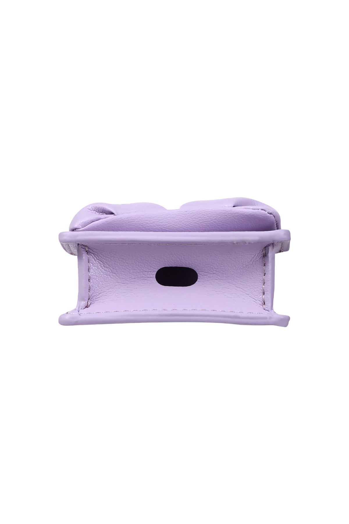Pynana Sugar Cube Airpods 4 Kılıf PU Deri Taşlı Çanta Mor