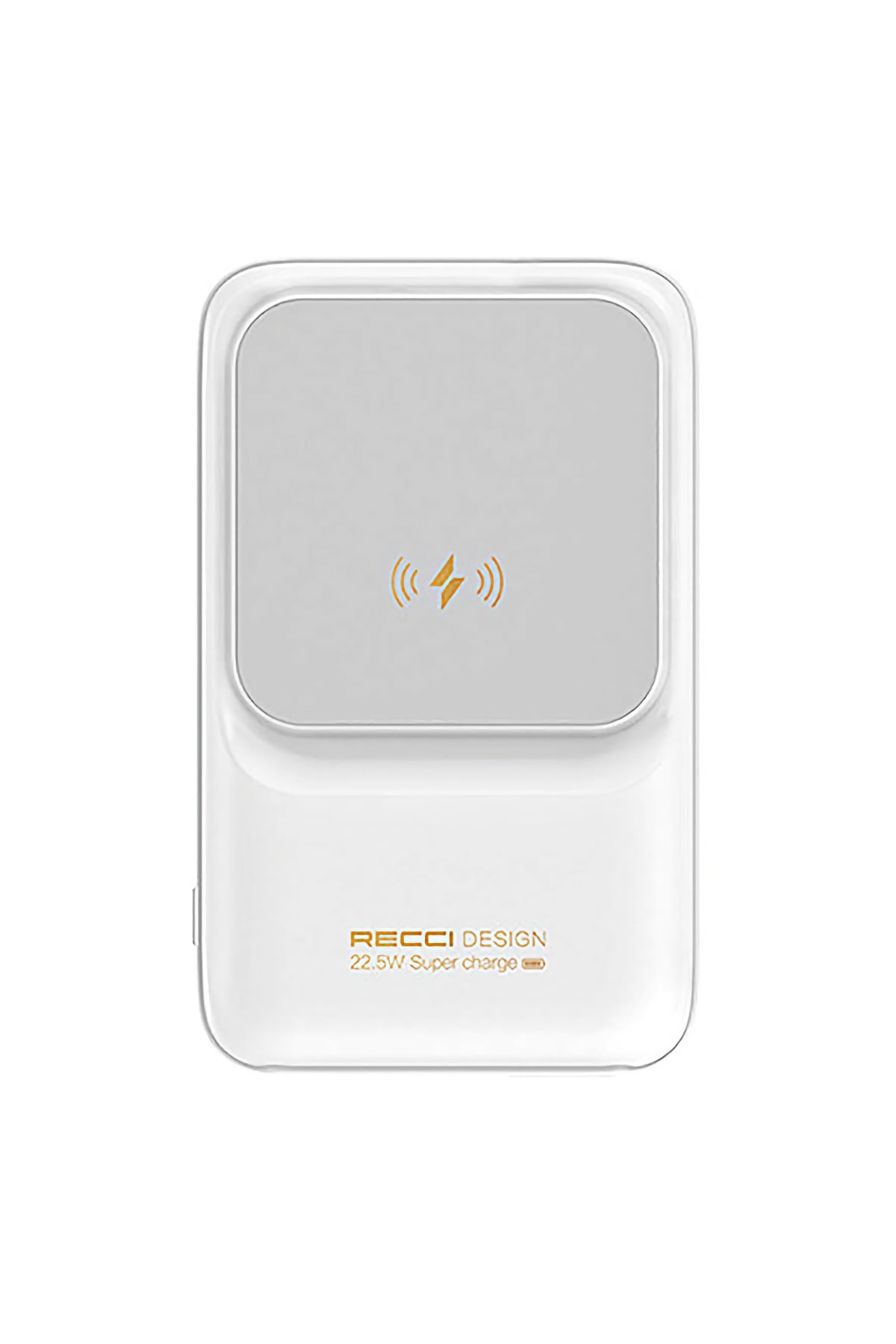 Recci Polaris Çift Kablolu Led Göstergeli 15W 1000mAh Powerbank Beyaz