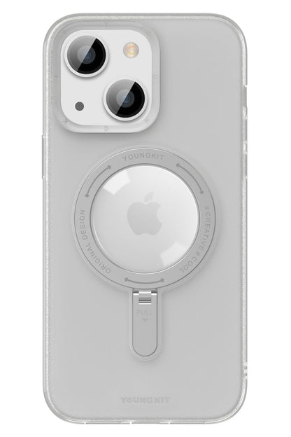 Youngkit Rock iPhone 14 Magsafe Beyaz Stand Kılıf