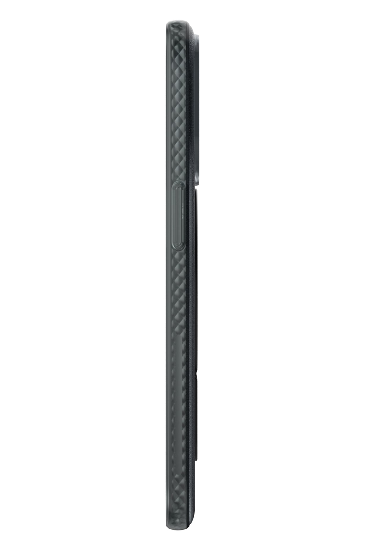 Youngkit Rock iPhone 15 Pro Uyumlu Magsafe Buzlu Siyah Stand Kılıf