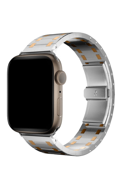 Apple Watch Uyumlu Royal Edition Çelik Kordon Roz