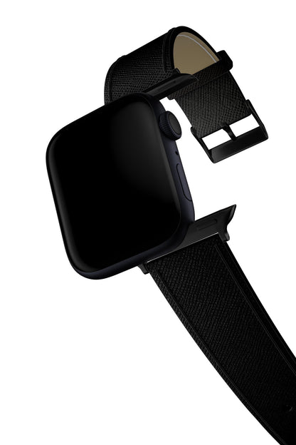 Apple Watch Uyumlu Saffiano Deri Kordon Rubin
