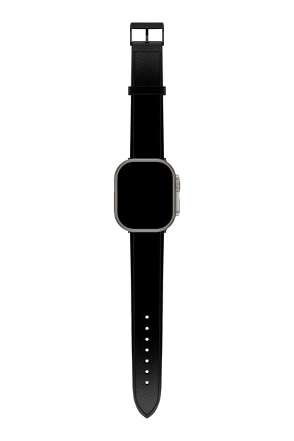 Apple Watch Uyumlu Saffiano Deri Kordon Rubin