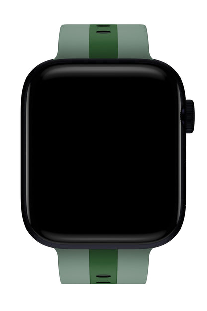 Apple Watch Uyumlu Dual Silikon Kordon Sage