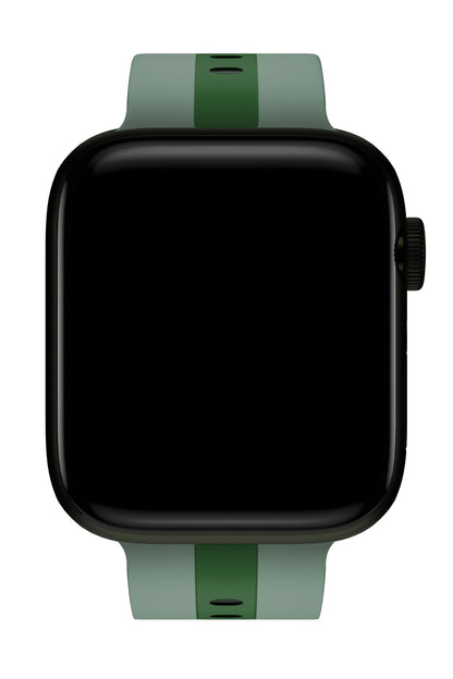 Apple Watch Uyumlu Dual Silikon Kordon Sage