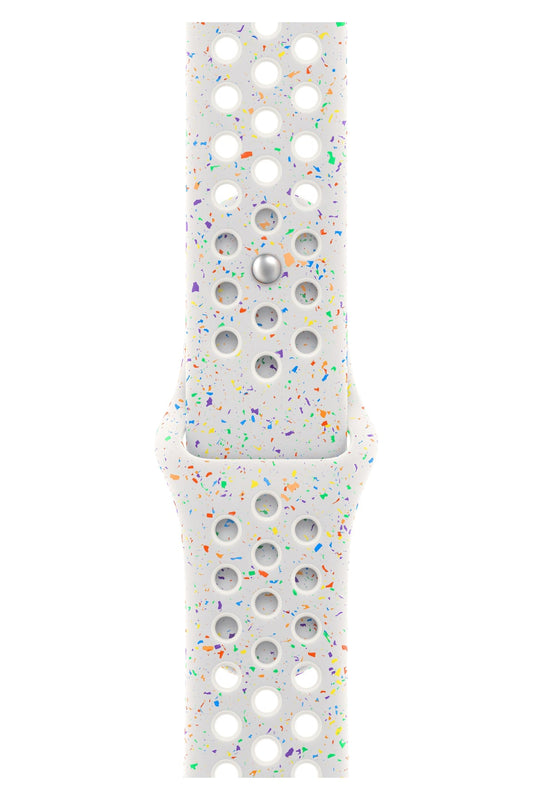 Apple Watch Uyumlu Silikon Delikli Spor Kordon Satin